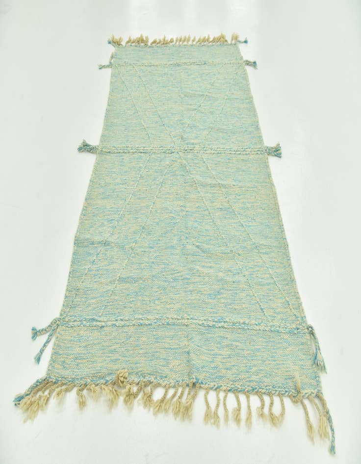 Detail image of 4' 9 x 8' 1 Hand Knotted Moroccan Wool Rug