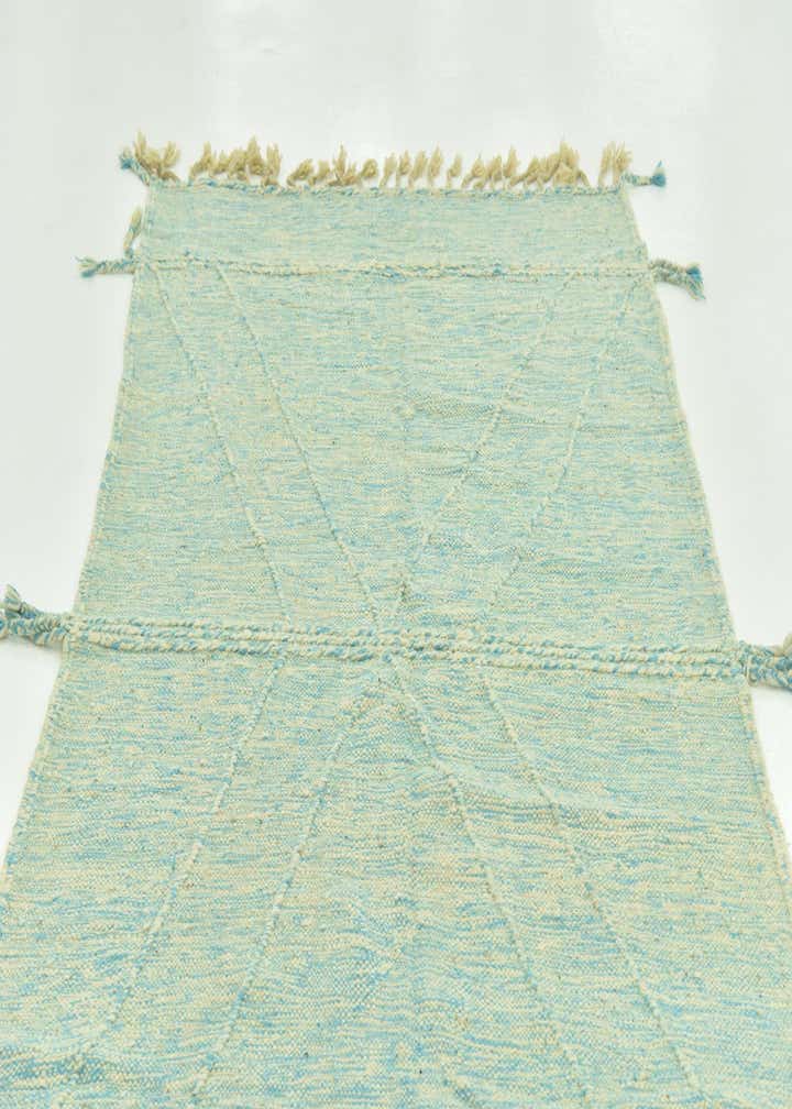 4' 9 x 8' 1 Hand Knotted Moroccan Wool Rug