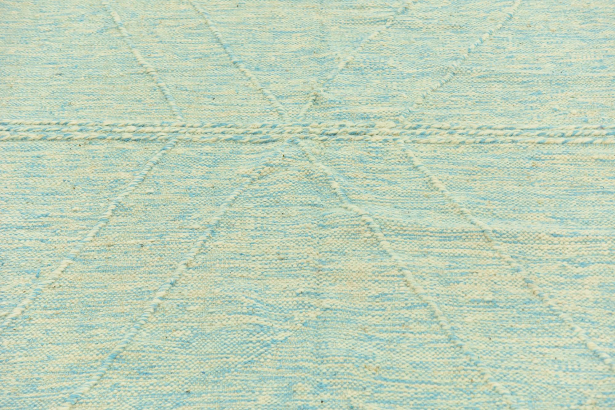 4' 9 x 8' 1 Hand Knotted Moroccan Wool Rug