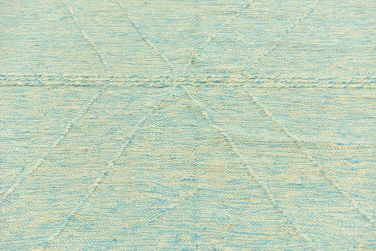 Detail image of 4' 9 x 8' 1 Hand Knotted Moroccan Wool Rug