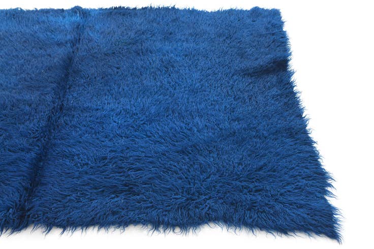 Detail image of 3' 6 x 5' 4 Hand Knotted Moroccan Wool Rug