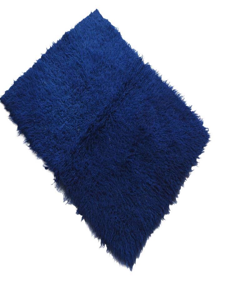 Detail image of 3' x 4' Hand Knotted Moroccan Wool Rug