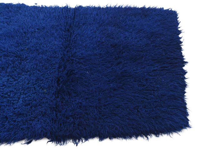 Detail image of 3' x 4' Hand Knotted Moroccan Wool Rug