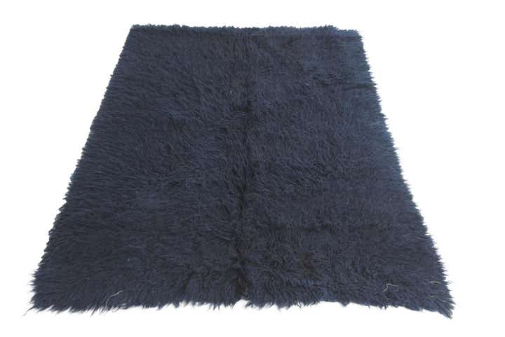 4' 2 x 5' 9 Hand Knotted Moroccan Wool Rug