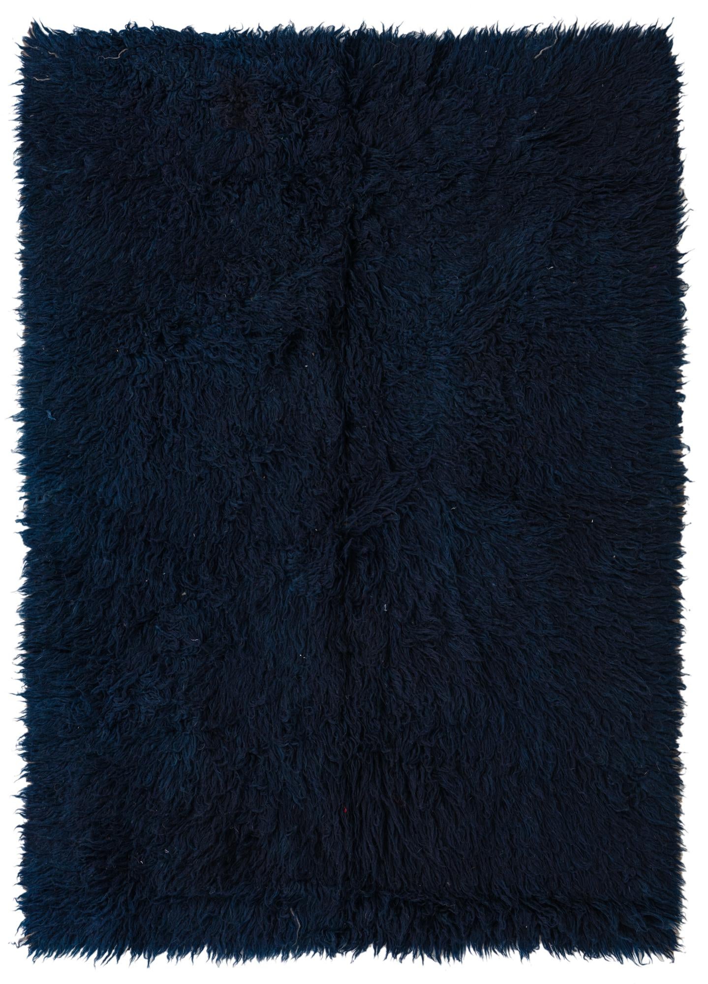 4' 2 x 5' 9 Hand Knotted Moroccan Wool Rug