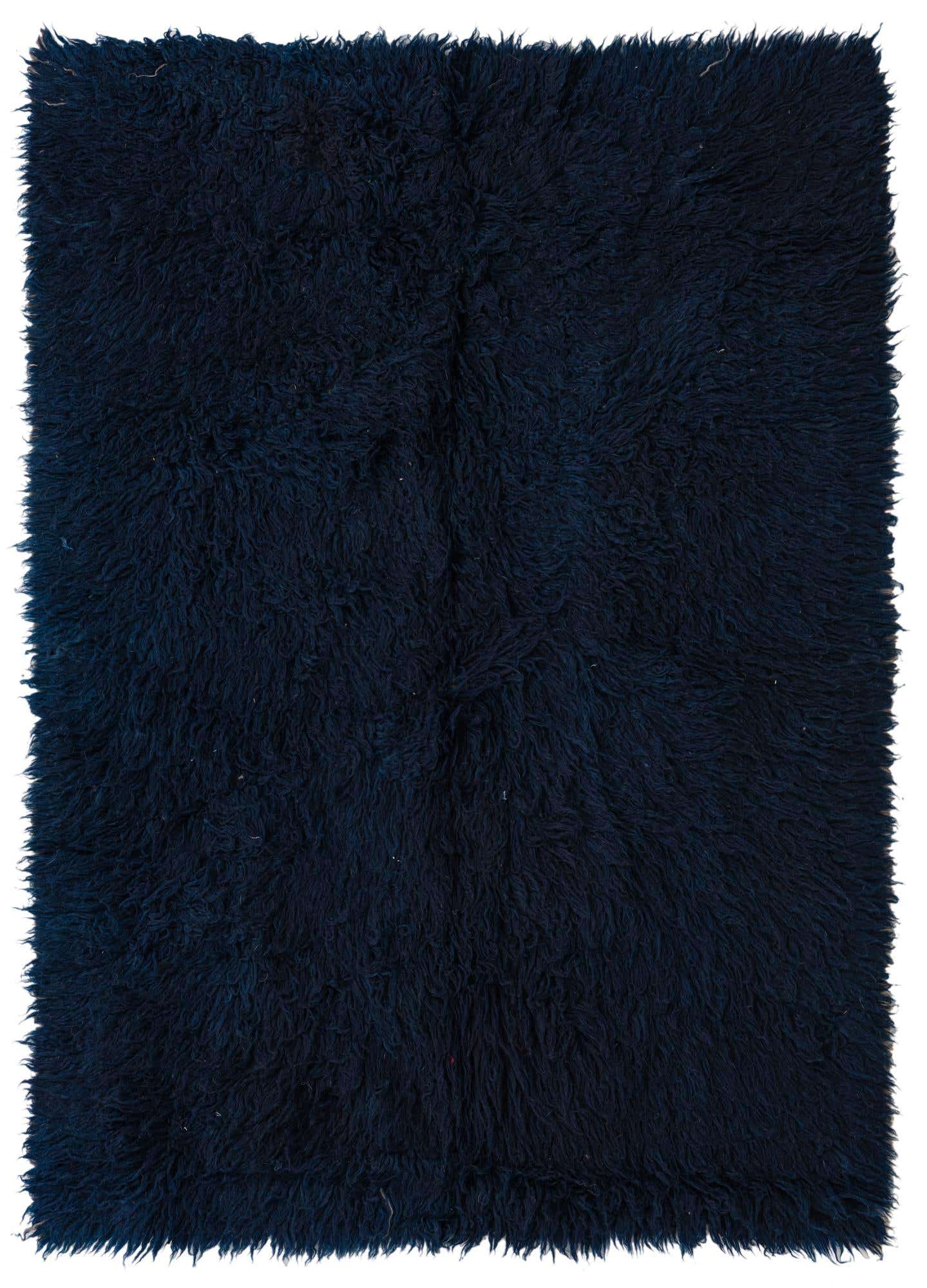 4' 2 x 5' 9 Hand Knotted Moroccan Wool Rug