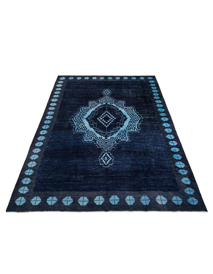 Detail image of 10' 6 x 14' 8 Hand Knotted Moroccan Wool Rug