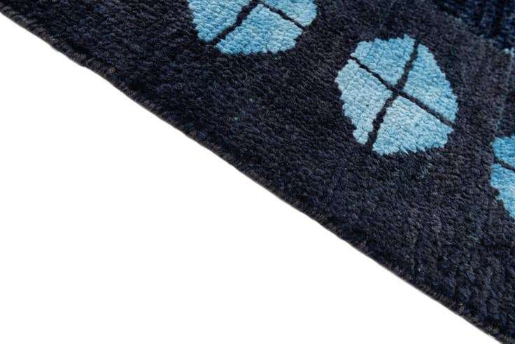 Detail image of 10' 6 x 14' 8 Hand Knotted Moroccan Wool Rug