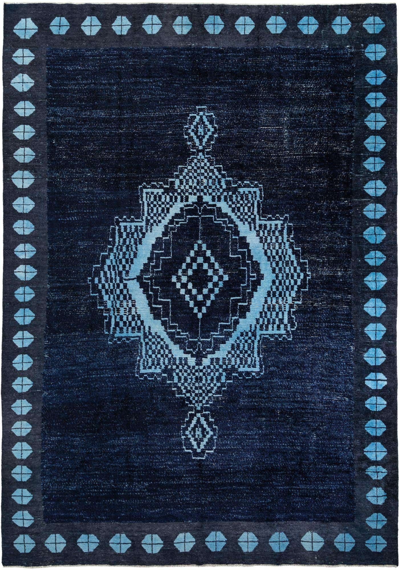 10' 6 x 14' 8 Hand Knotted Moroccan Wool Rug