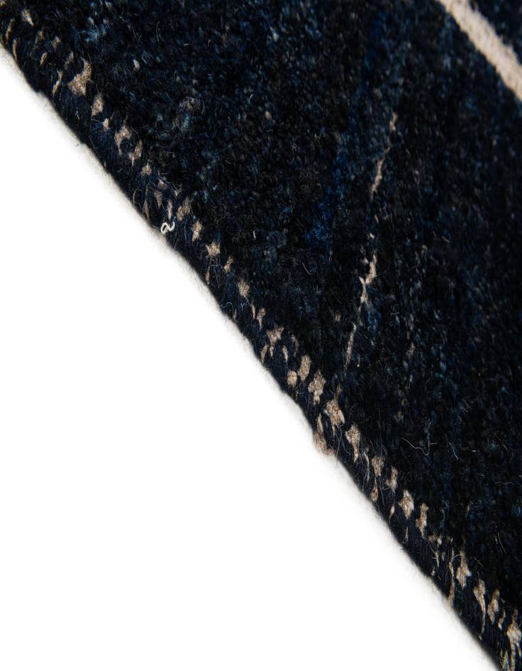 Detail image of 10' 8 x 13' 9  Hand Knotted Moroccan Wool Rug