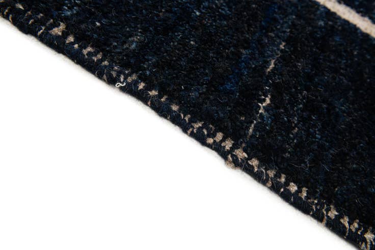 Detail image of 10' 8 x 13' 9 Hand Knotted Moroccan Wool Rug