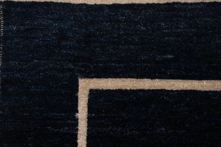 Detail image of 10' 8 x 13' 9 Hand Knotted Moroccan Wool Rug
