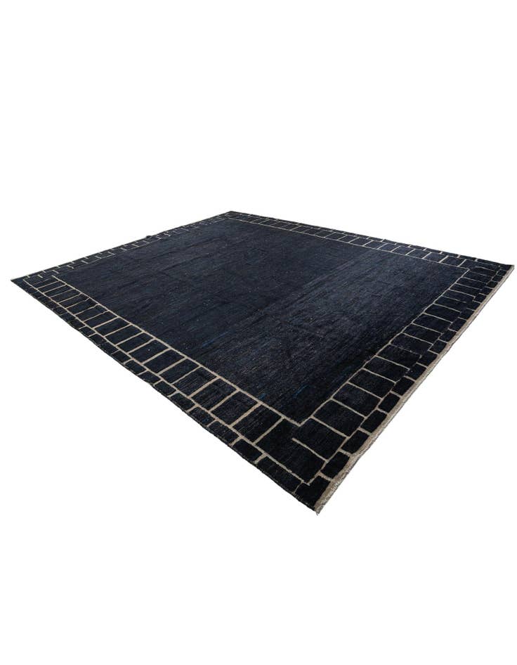 Detail image of 12' 6 x 14' 9  Hand Knotted Moroccan Wool Rug