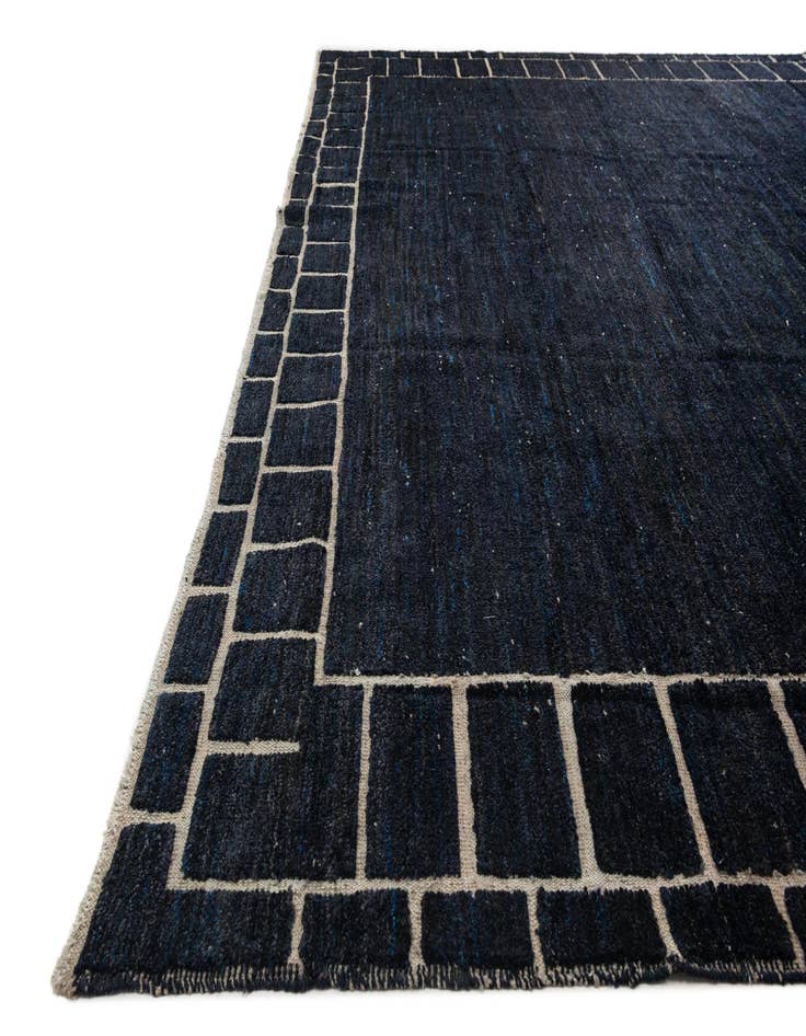 Detail image of 12' 6 x 14' 9  Hand Knotted Moroccan Wool Rug