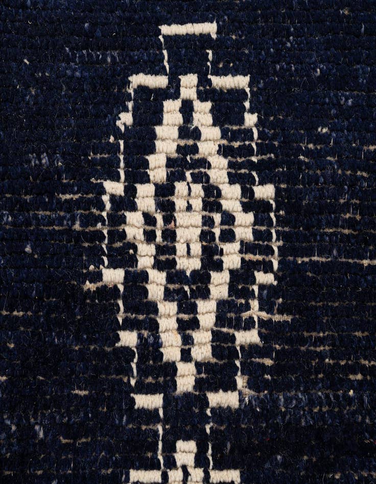 Detail image of 10' 5 x 14' 4 Hand Knotted Moroccan Wool Rug