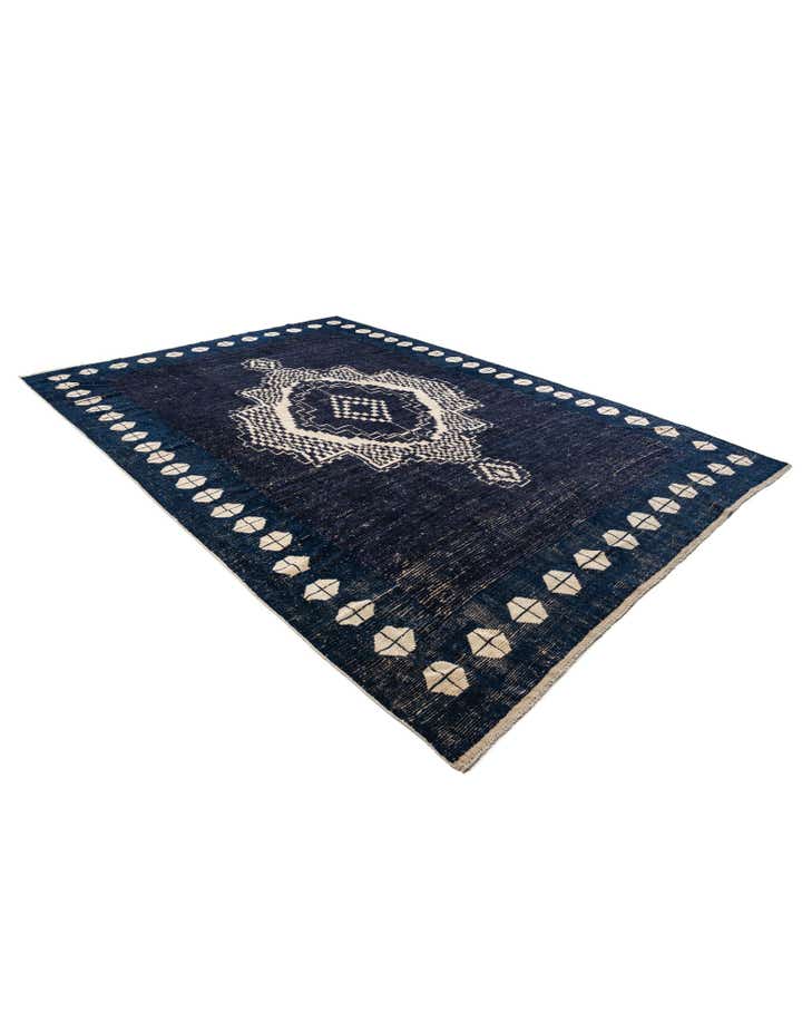 10' 7 x 14' 5 Hand Knotted Moroccan Wool Rug