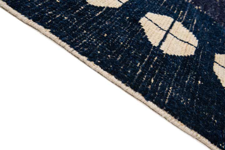 10' 7 x 14' 5 Hand Knotted Moroccan Wool Rug