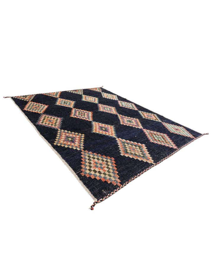 8' 5 x 10' 3 Hand Knotted Moroccan Wool Rug