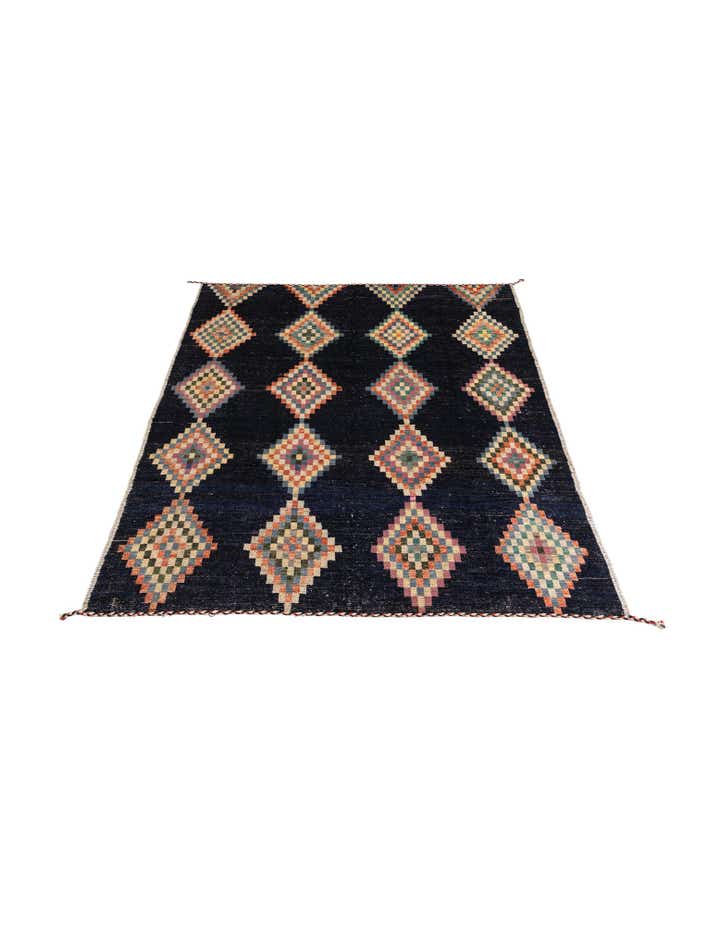 8' 5 x 10' 3 Hand Knotted Moroccan Wool Rug