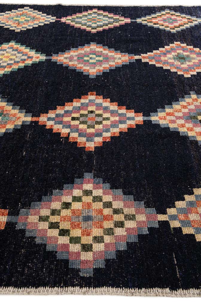 8' 5 x 10' 3 Hand Knotted Moroccan Wool Rug
