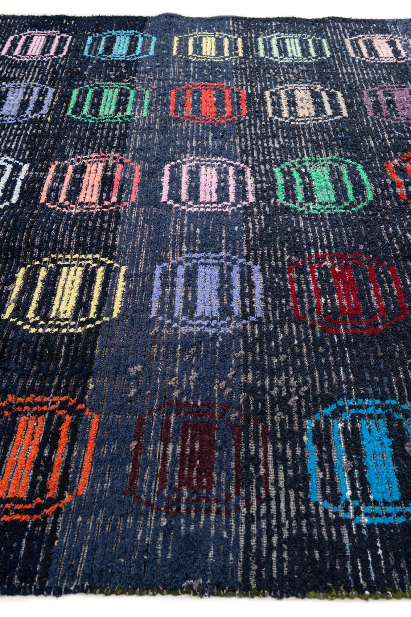 7' 10 x 10' 6 Hand Knotted Moroccan Wool Rug