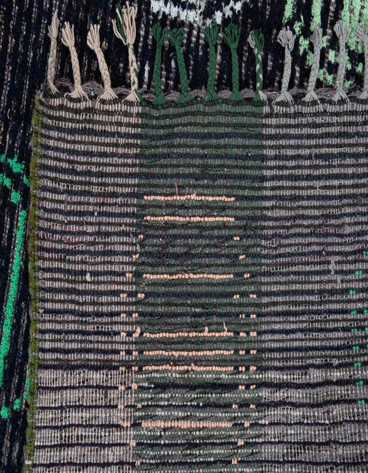 Detail image of 7' 10 x 10' 6  Hand Knotted Moroccan Wool Rug