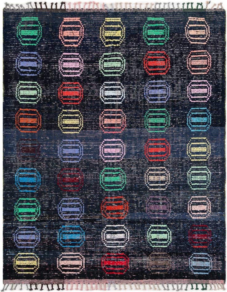 Detail image of 7' 10 x 10' 6 Hand Knotted Moroccan Wool Rug