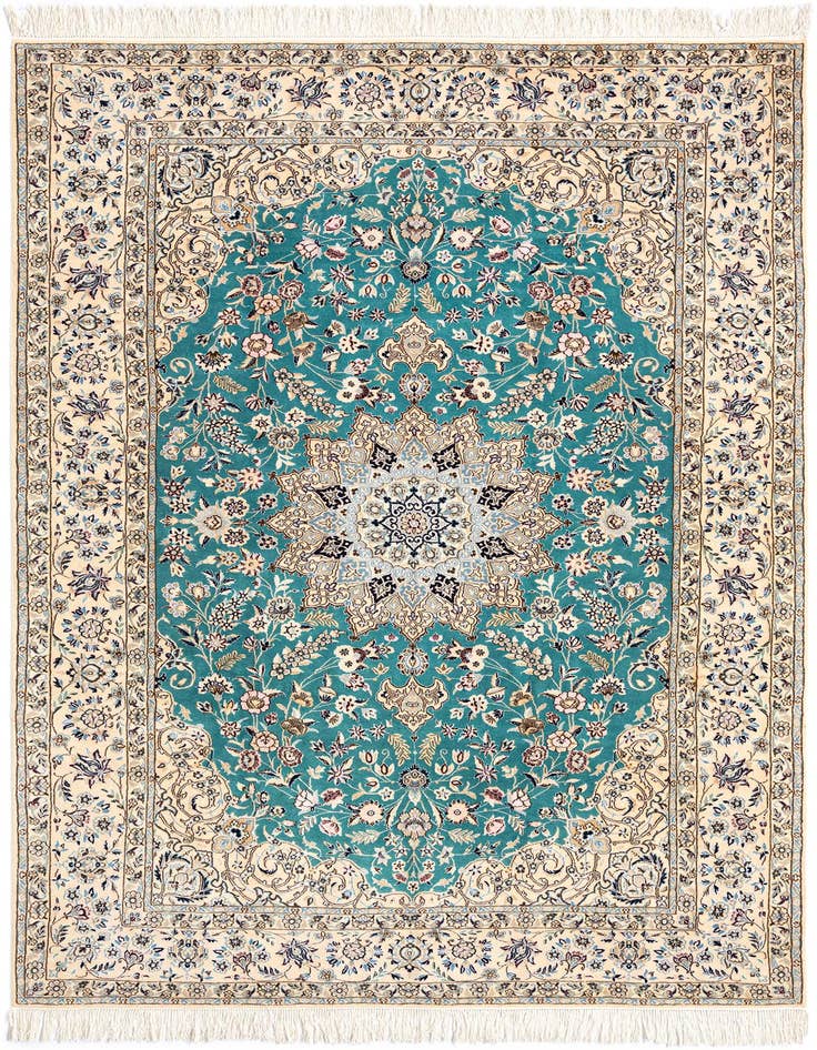 Detail image of 4' 9 x 7' 8 Nain Rug