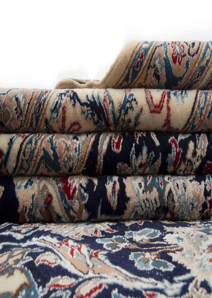 7' 1 x 11' 6 Hand Knotted Nain Persian Rug