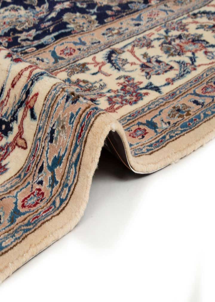 7' 1 x 11' 6 Hand Knotted Nain Persian Rug