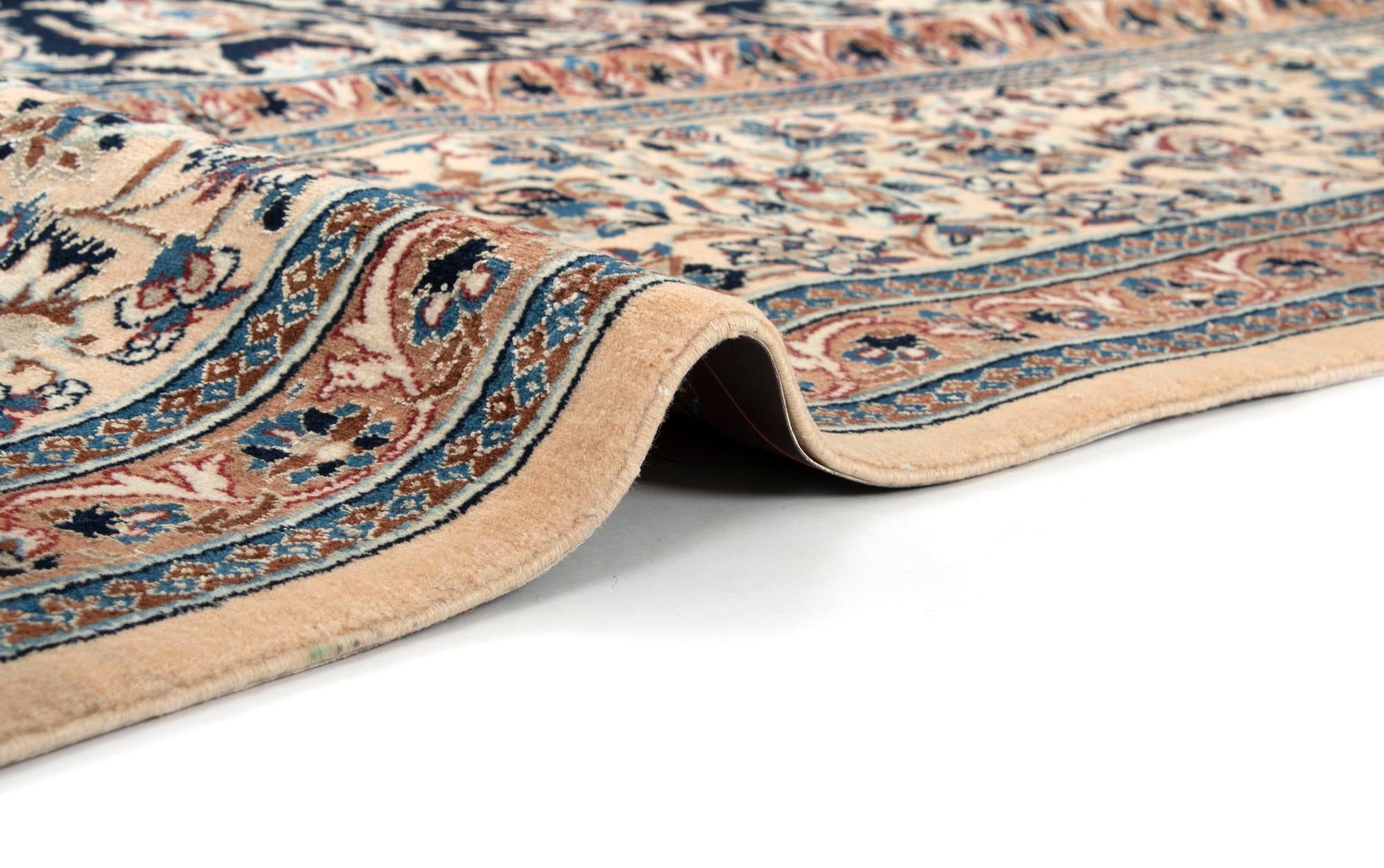 10' 4 x 14' 1 Hand Knotted Nain Persian Rug