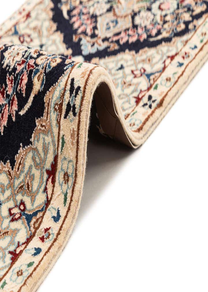 1' 3 x 9' 8 Hand Knotted Nain Rug
