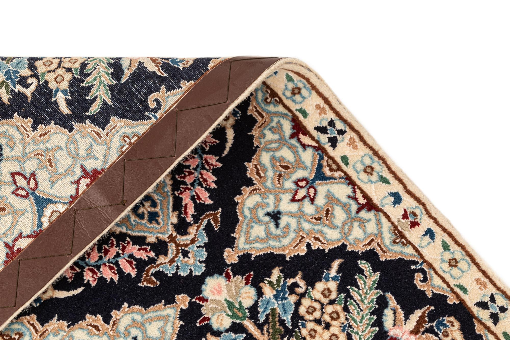 1' 3 x 9' 8 Hand Knotted Nain Rug