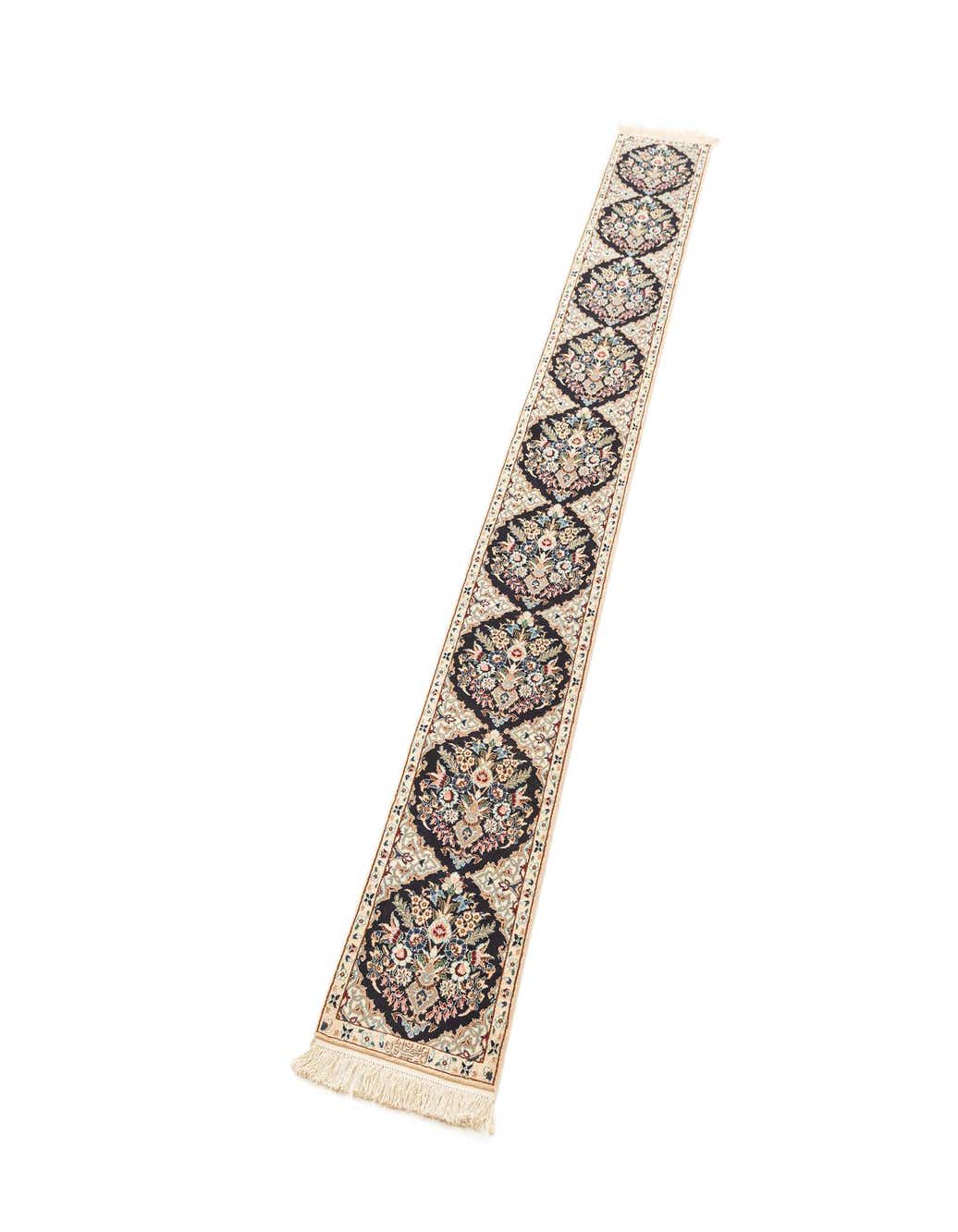1' 3 x 9' 8 Hand Knotted Nain Rug