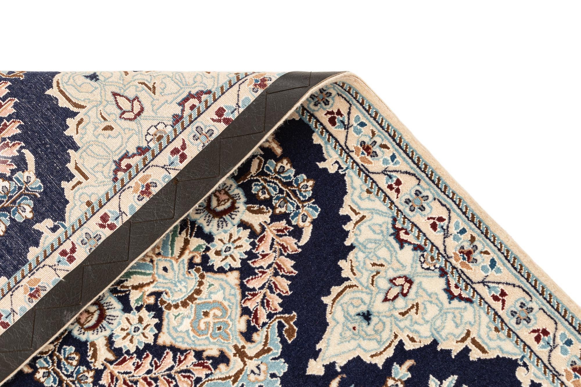 1' 8 x 7' 3 Hand Knotted Nain Rug