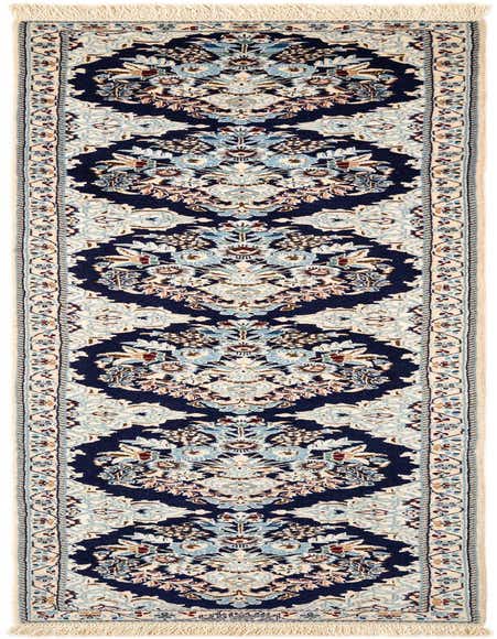 1' 8 x 7' 3 Hand Knotted Nain Rug