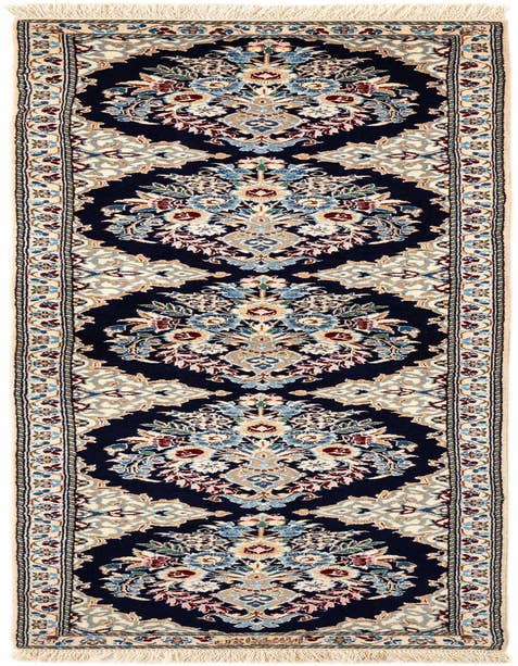 Detail image of 1' 9 x 7' Hand Knotted Nain Rug