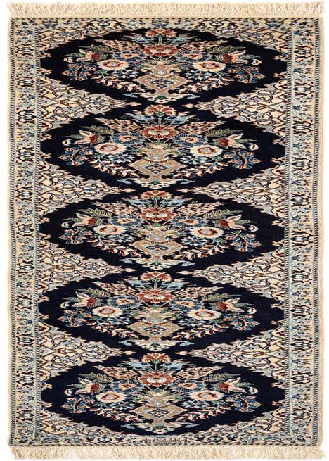 1' 8 x 6' 9 Hand Knotted Nain Rug