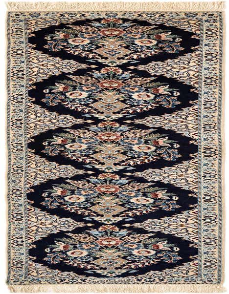 1' 8 x 6' 9 Hand Knotted Nain Rug