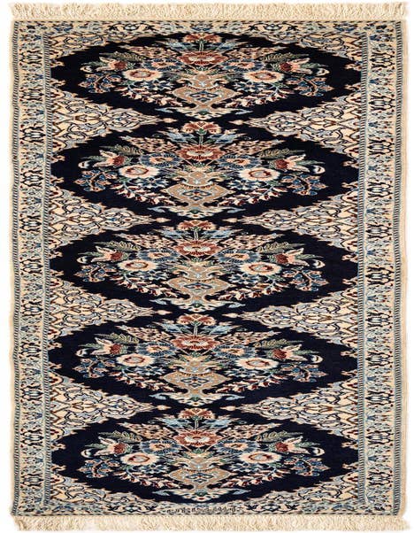 Detail image of 1' 8 x 6' 9 Hand Knotted Nain Rug