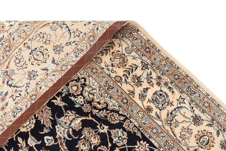 Detail image of 5' 7 x 9' 5 Hand Knotted Nain Rug
