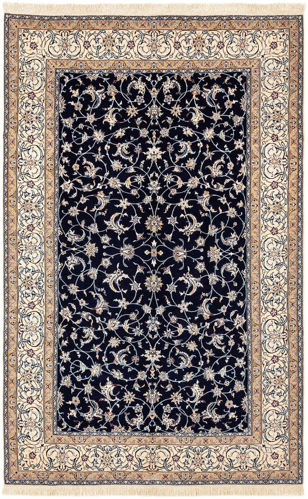5' 10 x 9' 2 Hand Knotted Nain Rug