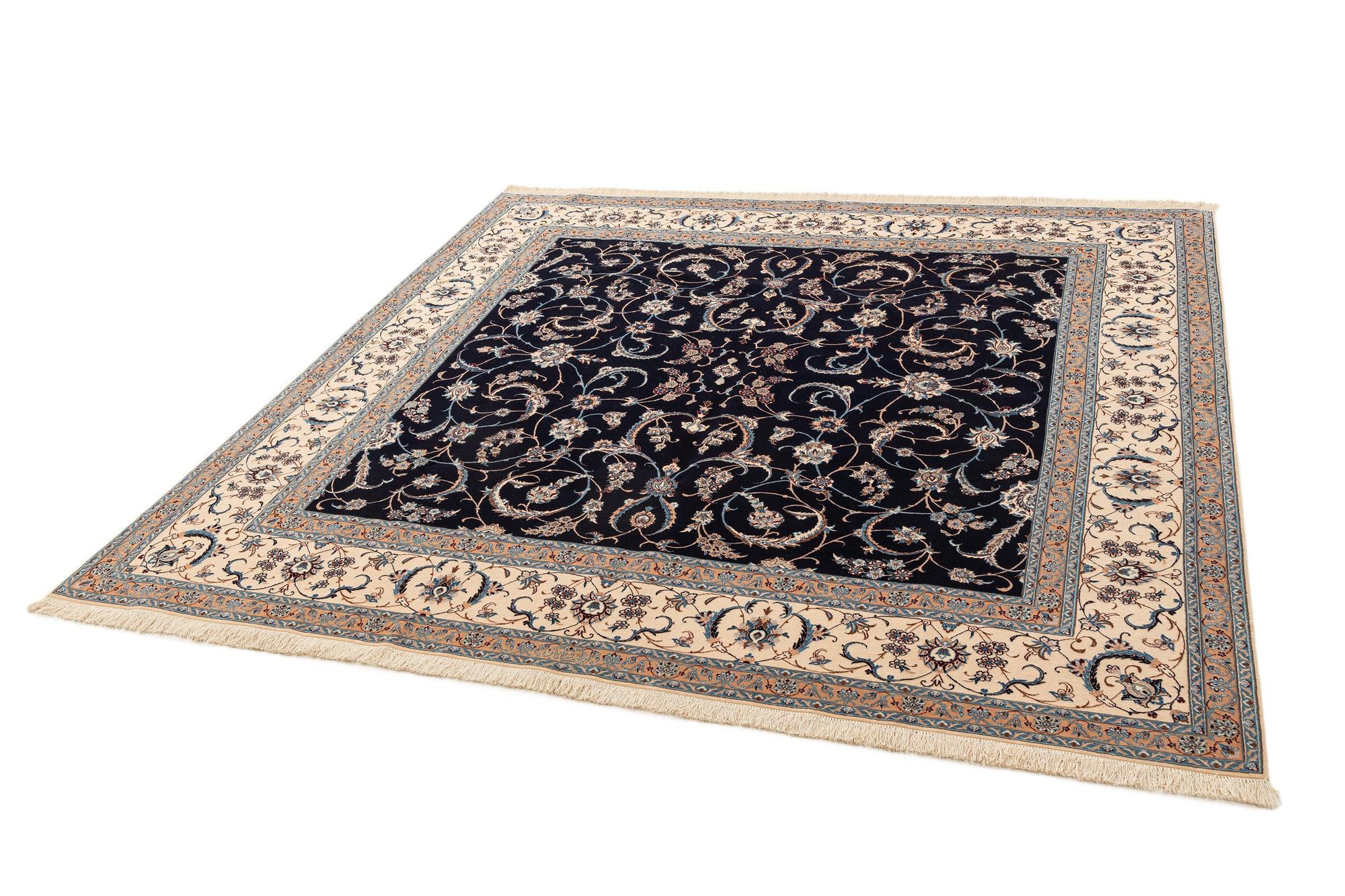 8' 1 x 8' 3 Hand Knotted Nain Rug