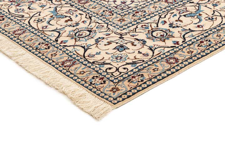 6' 8 x 10' 1 Hand Knotted Nain Rug