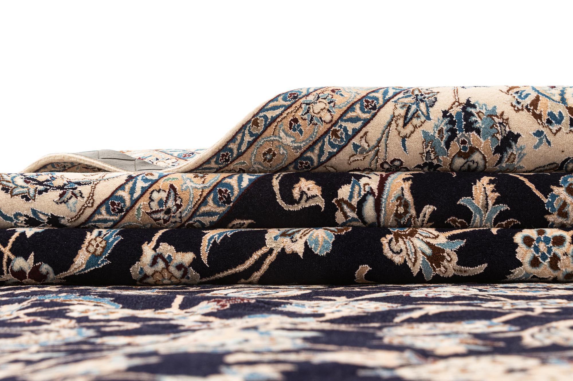 7' 3 x 10' 4 Hand Knotted Nain Rug