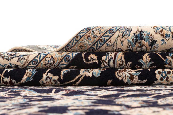 Detail image of 7' 3 x 10' 4 Hand Knotted Nain Rug