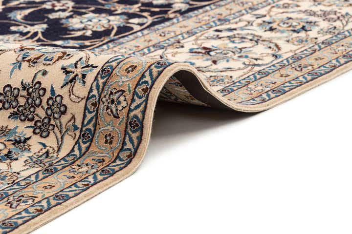 7' 3 x 10' 4 Hand Knotted Nain Rug