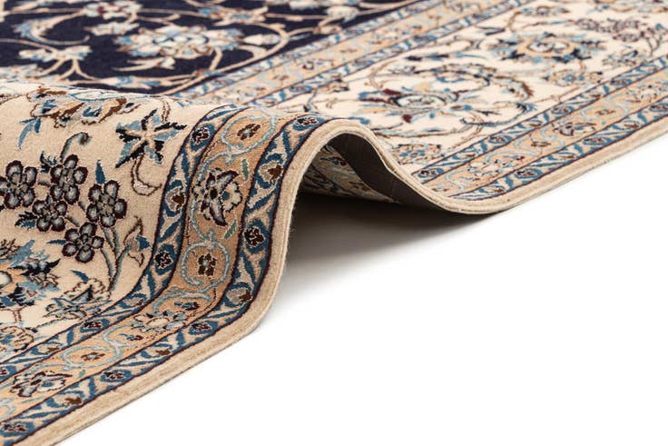 Detail image of 7' 3 x 10' 4 Hand Knotted Nain Rug