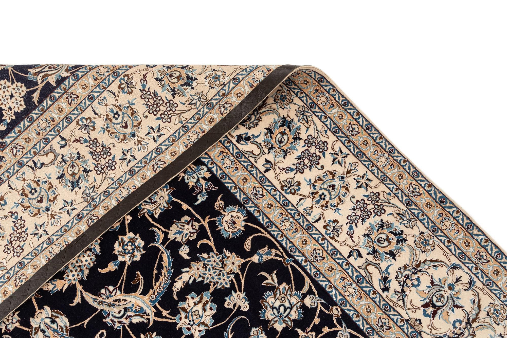 7' 3 x 10' 4 Hand Knotted Nain Rug