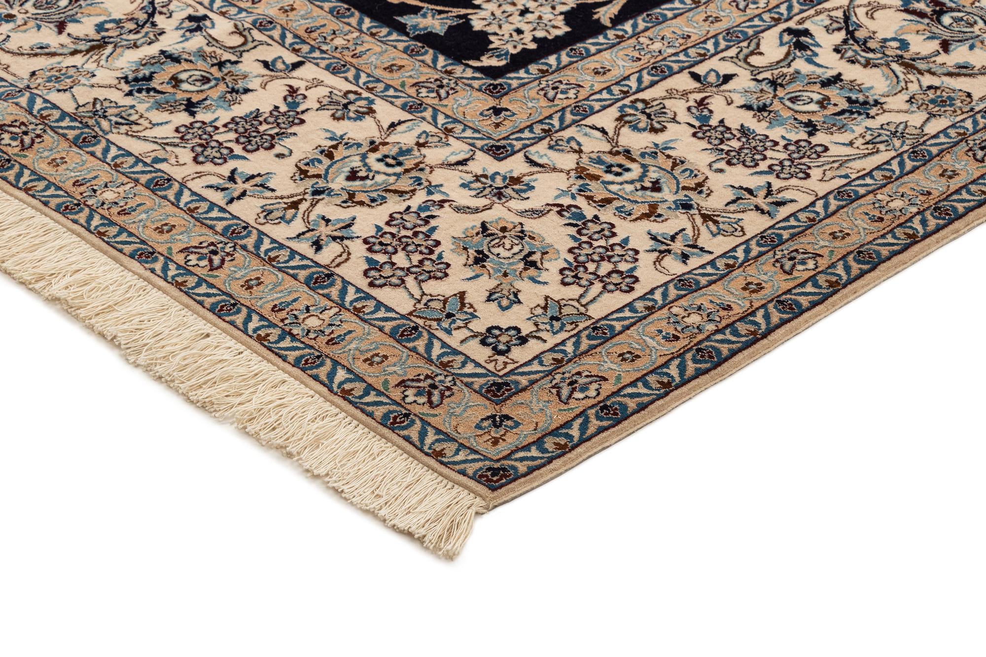 7' 3 x 10' 4 Hand Knotted Nain Rug